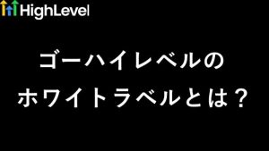 ゴーハイレベル（GoHighLevel）ホワイトラベルの仕組みを徹底解説！起業11年目の本音　サムネイル